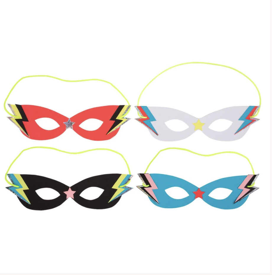 Kaukės "Superherojai" (8 vnt.)