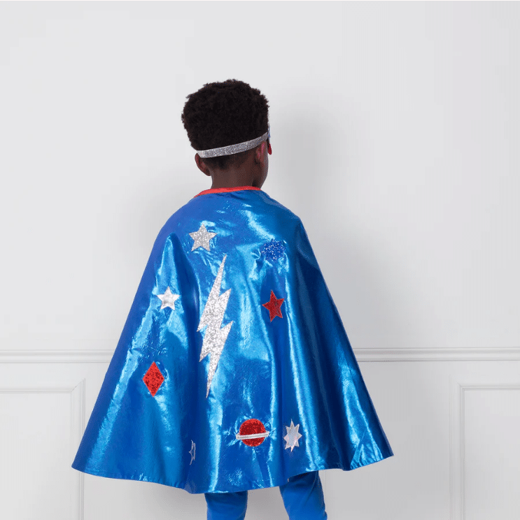 Mėlynas kostiumas "Super herojus"