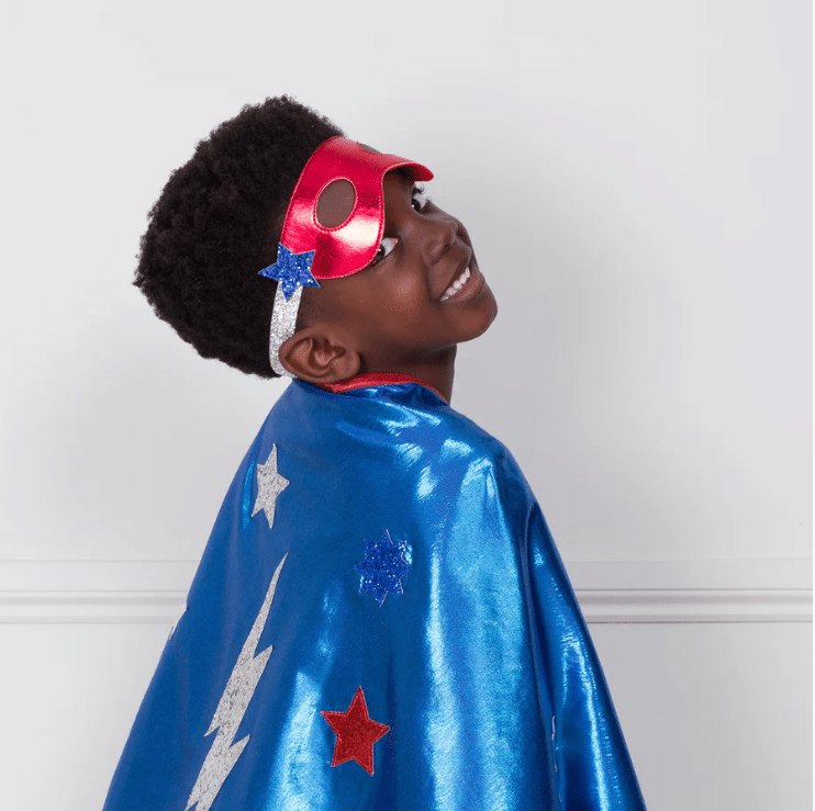 Mėlynas kostiumas "Super herojus"