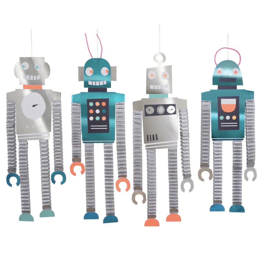 Didelė dekoracija "Robotai"