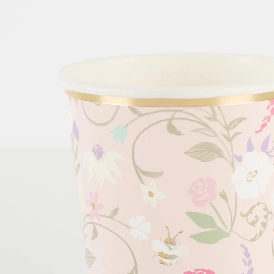 Puodeliai "Gėlėti Laduree Paris"