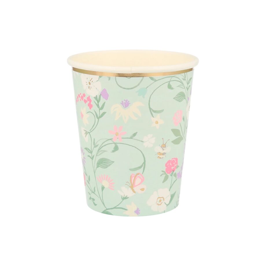 Puodeliai "Gėlėti Laduree Paris"