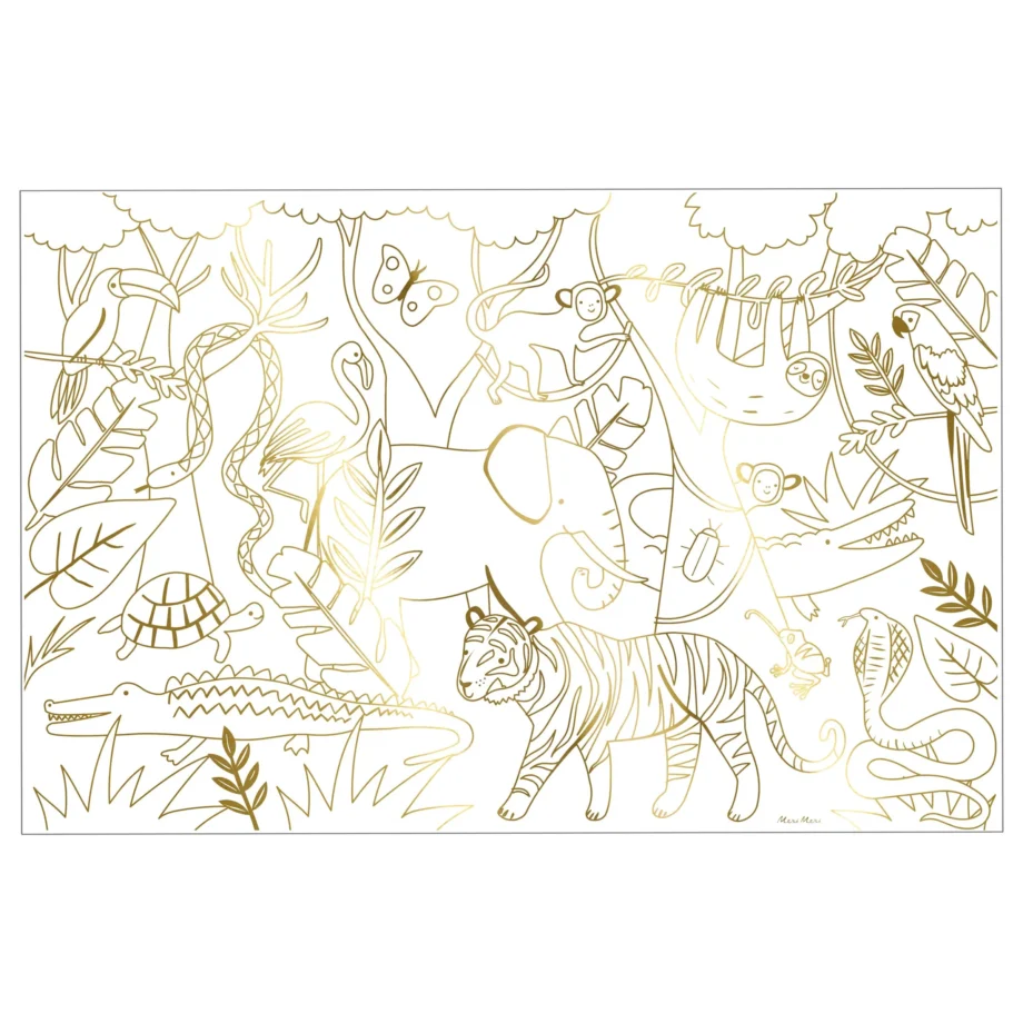 Spalvinimo plakatai "Safaris"
