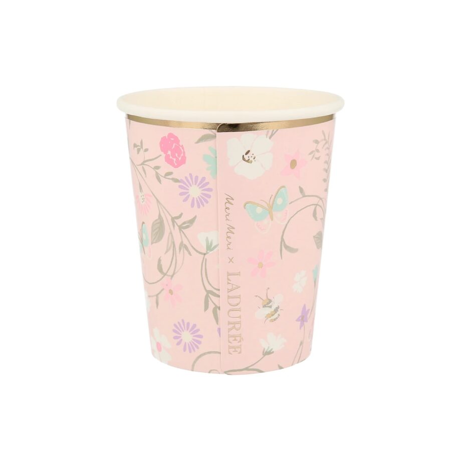 Puodeliai "Gėlėti Laduree Paris"