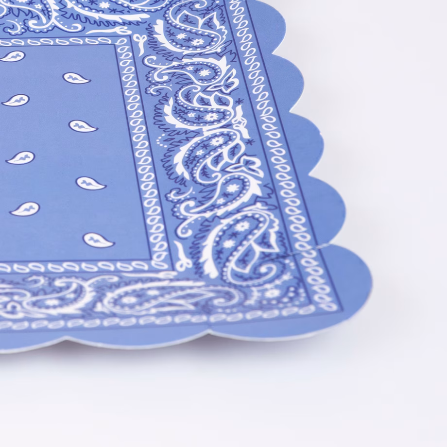 Kvadratinės lėkštės "Bandana"